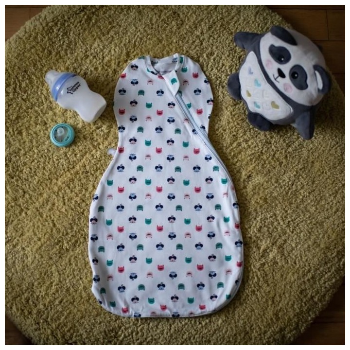 TOMMEE TIPPEE Lange d'emmaillotage x1 - 0-3 mois - Cat & Mouse