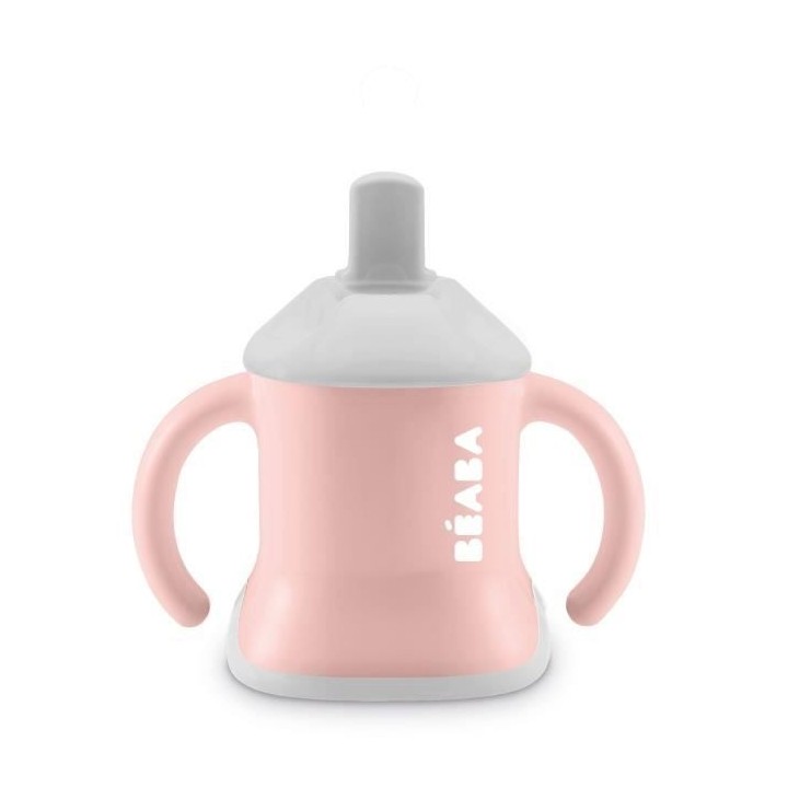 Béaba Tasse Evoluclip 3 en 1 Old Pink