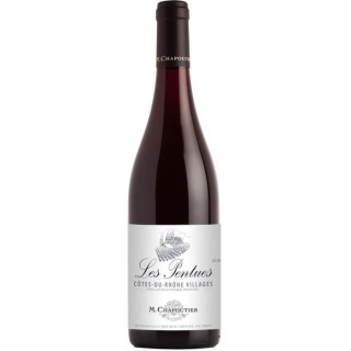 M. Chapoutier Les Pentues 2021 Côtes du Rhône Villages - Vin rouge d