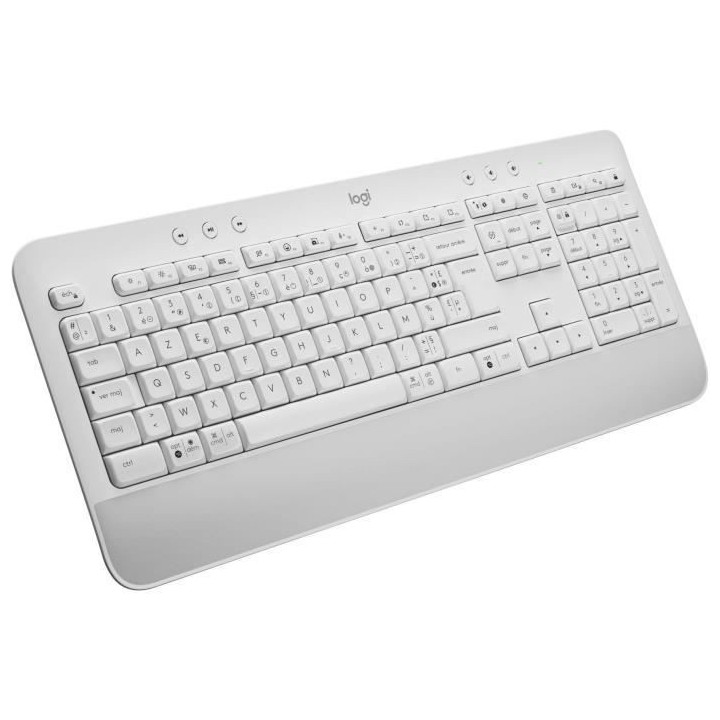 Logitech - Clavier sans fil - Ergonomique Entier avec Repose-Poignets