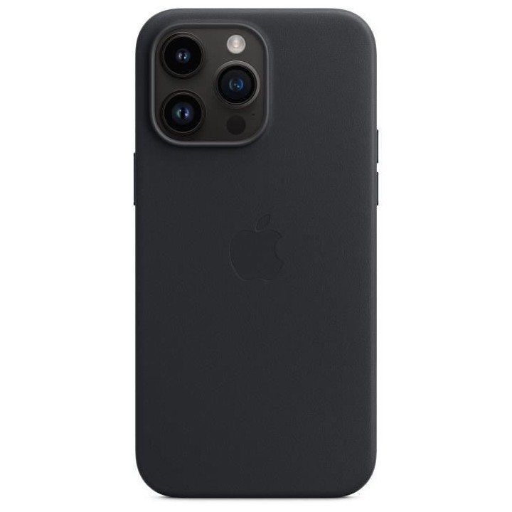 APPLE Coque en cuir pour iPhone 14 Pro Max avec MagSafe - Minuit