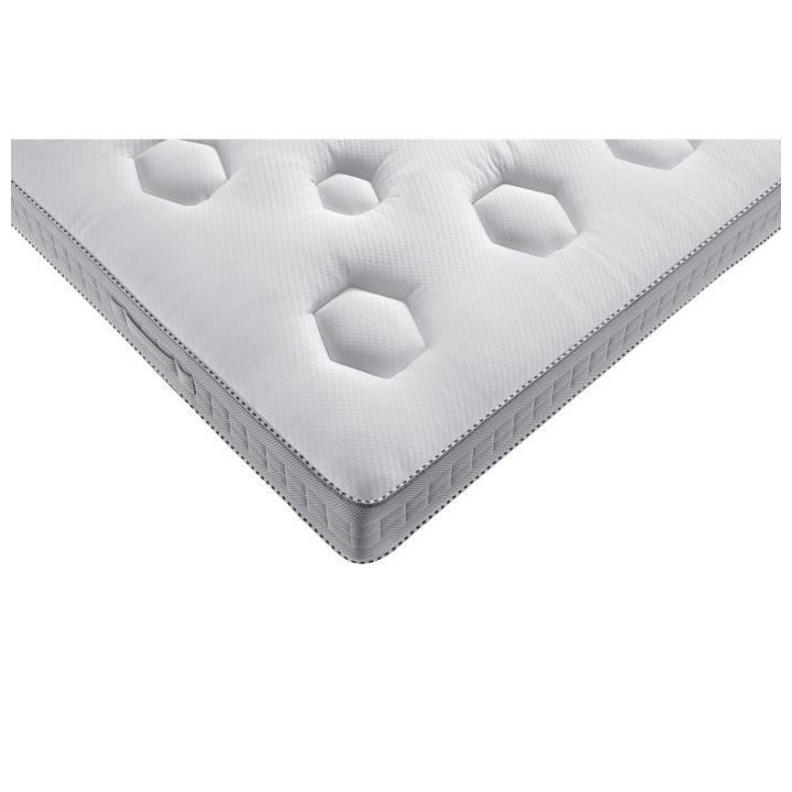 Matelas 160 x 200 cm - Ressorts ensachés - 26 cm - Mi-ferme - SIMMONS
