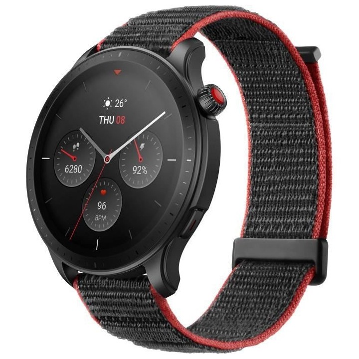 Montre - AMAZFIT - GTR 4 - RaceTrack Grey - 1,43 pouce - Nylon Versio