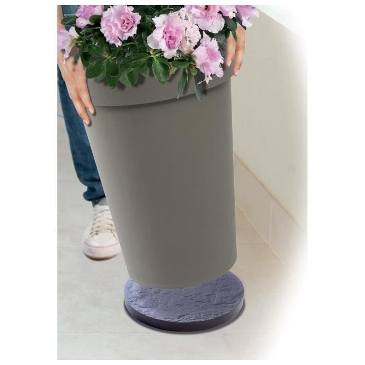 EDA Support a 6 roulettes Ø40cm - Ardoise