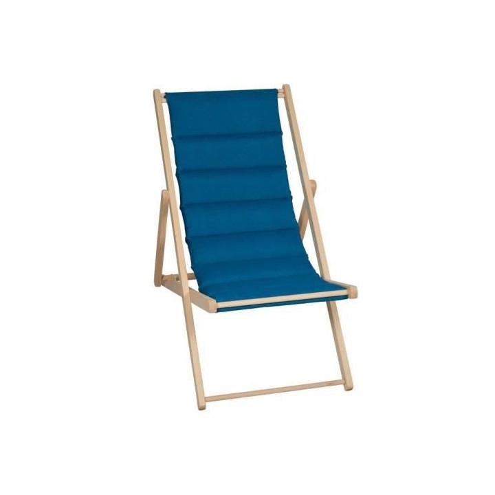 JARDIN PRIVE Chilienne matelassée - Pétrole