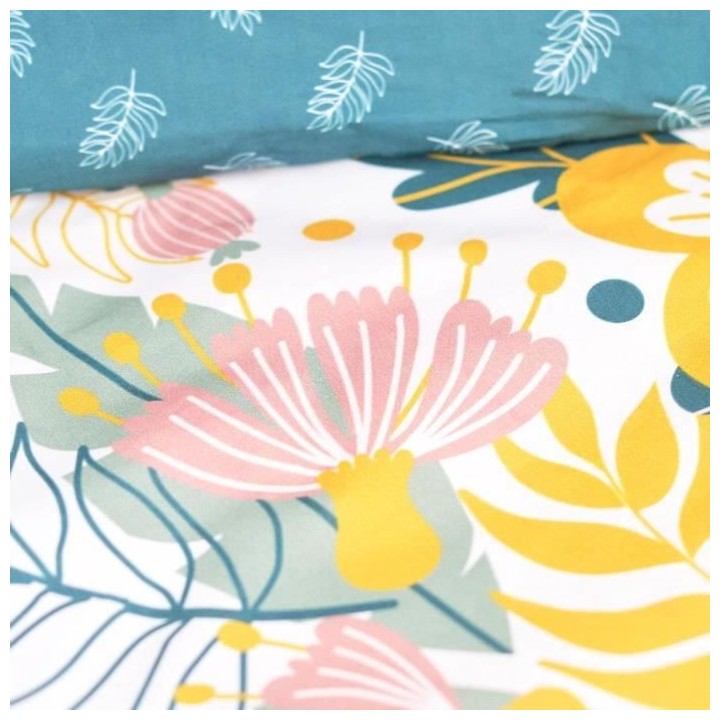 Parure de lit - TODAY Sunshine - 240x260 cm - 2 personnes - coton impr
