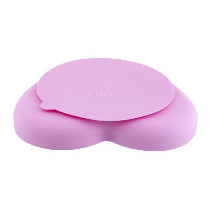 Chicco Take Eat Easy Assiette Coeur avec Ventouse +9m Rose