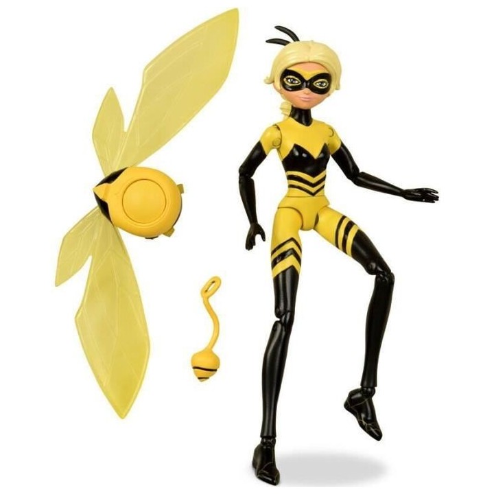 Mini-poupée Queen Bee - MIRACULOUS - 12 cm - Jaune et noir - 4 ans et