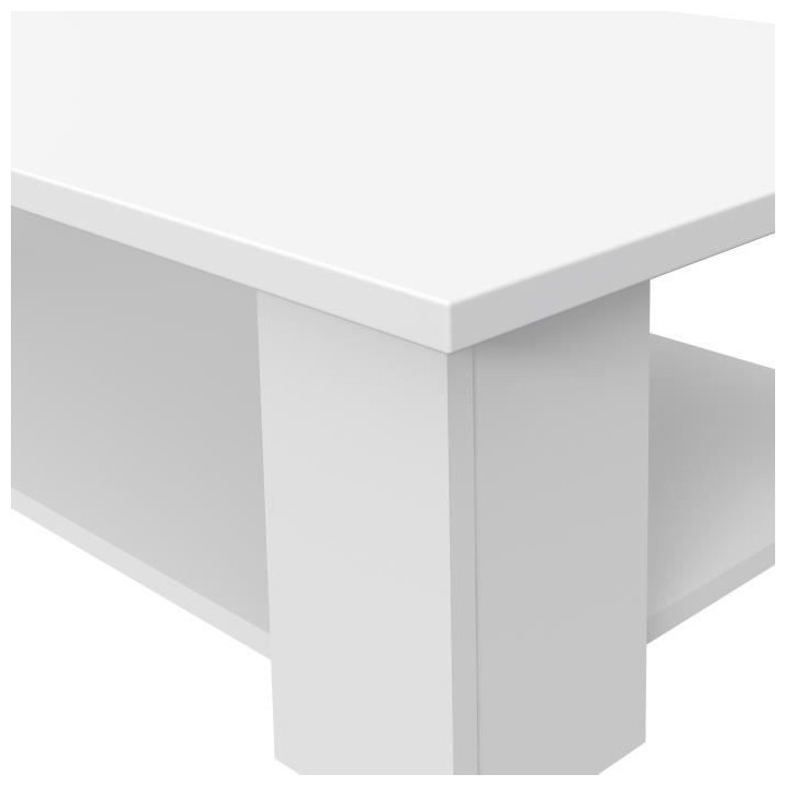 Table basse PILVI - Style contemporain - Particules mélaminé - Déco