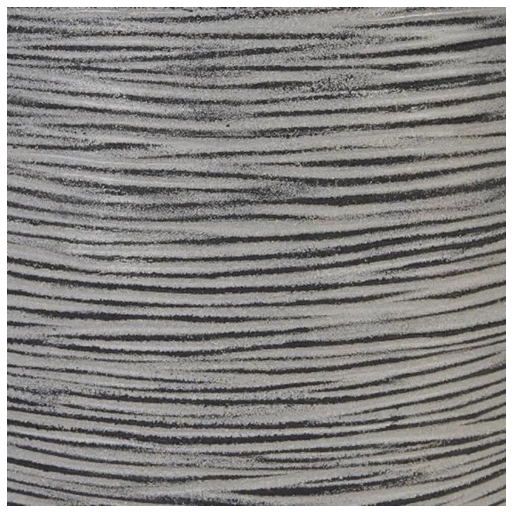 Capi Pot a fleurs Nature Rib élégant bas 46 x 58 cm Anthracite KOFZ7