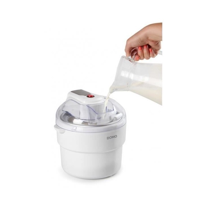 Sorbetiere compacte DOMO - 1L DO2309I - Blanc - 12W