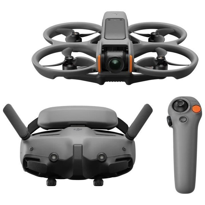 Drone - DJI - Avata 2 - Caméra 4K - Autonomie 25 min - RC Motion 3 et