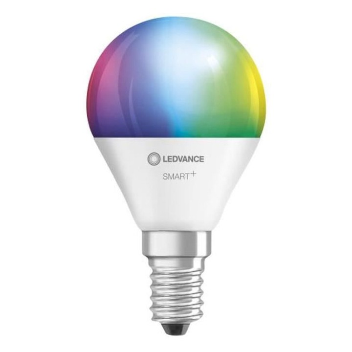 LEDVANCE BTE3 Ampoule Smart+ WIFI SPHERIQUE DEPOLIE 40W E14 COULEUR CH