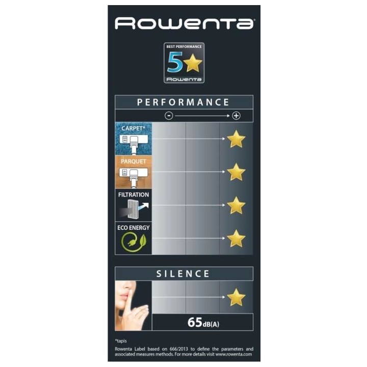 ROWENTA RO7260EA Silence Force Cyclonic Aspirateur sans sac